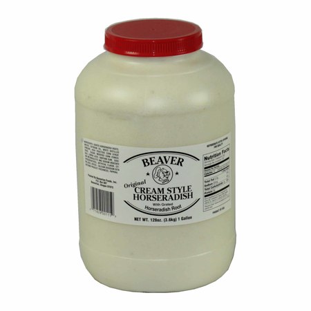 BEAVER Beaver Cream Style Horseradish Mustard 1 gal. Jug, PK4 115-4